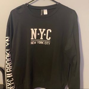 h&m new york city long sleeve shirt